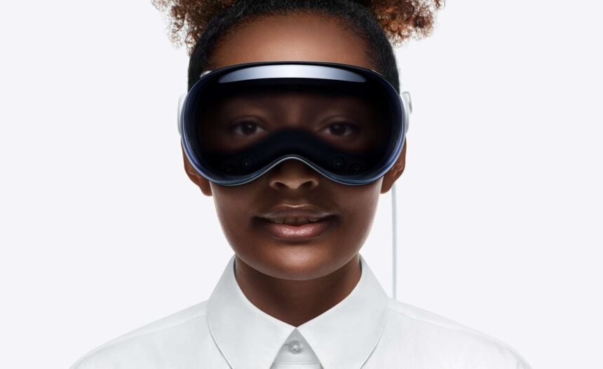 Imagen promocional del Apple Vision Pro.