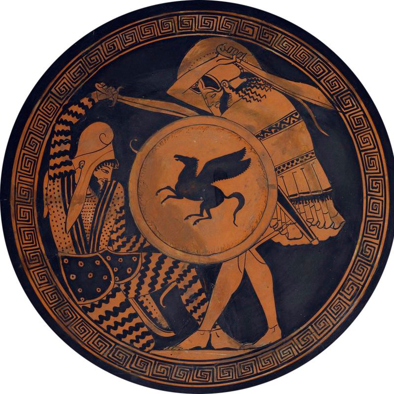 Greek Persian duel