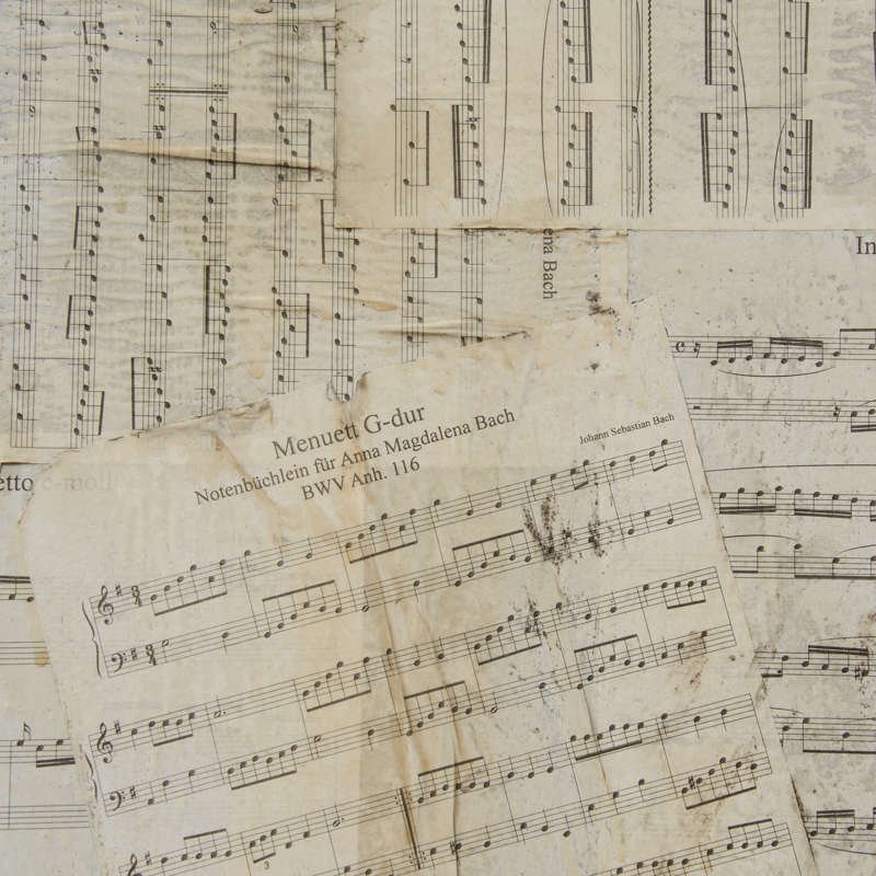 partitura de bach