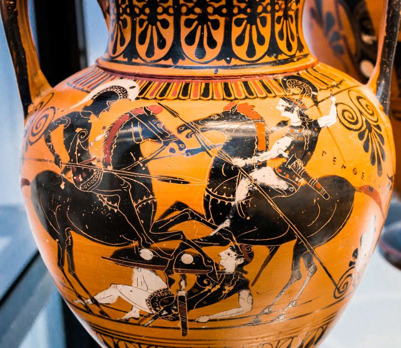 Three Line Group ABV 321 10 Achilles and Penthesilea fight Mu¨nchen AS 1502 02