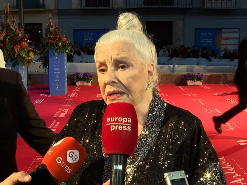 Lola Herrera, feliz por su reconocimiento en el Festival de Málaga