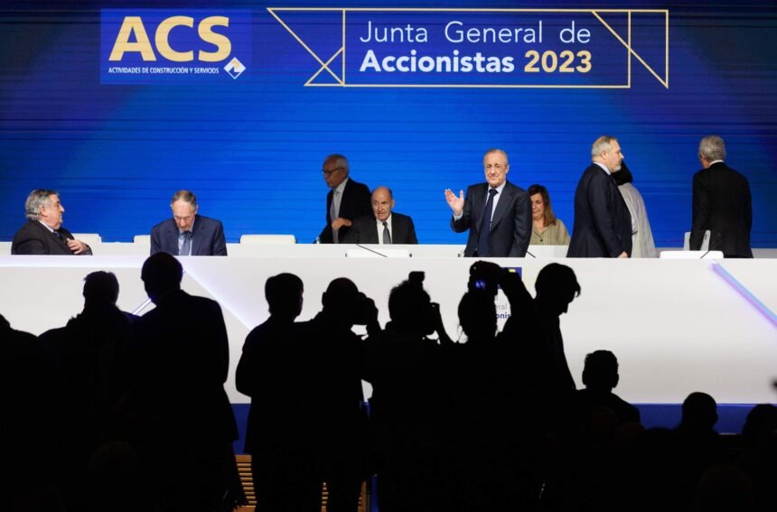 ACS ampliará en un máximo de 634 millones de euros su capital para el pago del dividendo