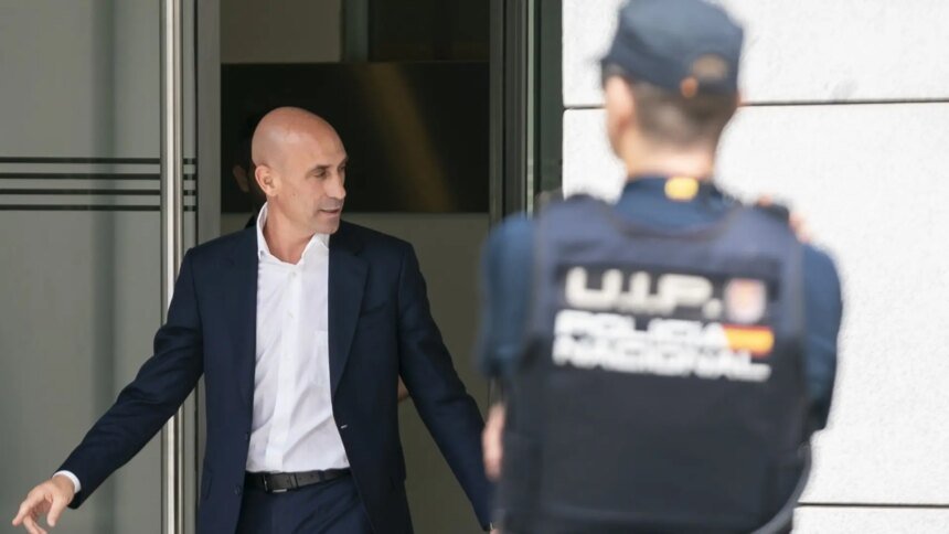 Luis Rubiales y Aleksander Ceferin (Imagen de archivo).