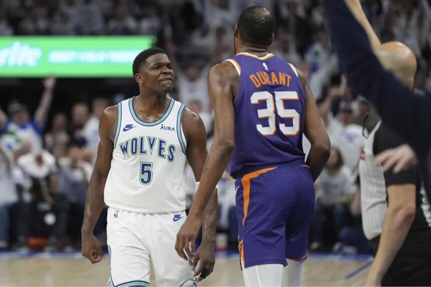 Los Wolves de un Anthony Edwards grandioso provocan el eclipse total de los Suns