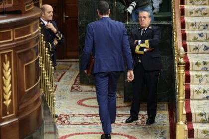 Pedro Sánchez, este miércoles, en el Congreso.