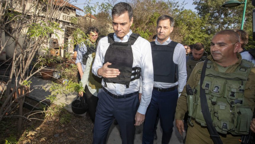 Pedro Sánchez, en Israel, en una imagen de archivo.