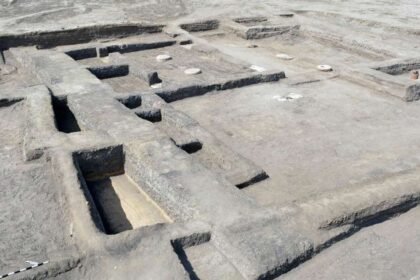 Imagen del papiro en el cual se ha podido leer las indicaciones para encontrar la tumba de Platón.