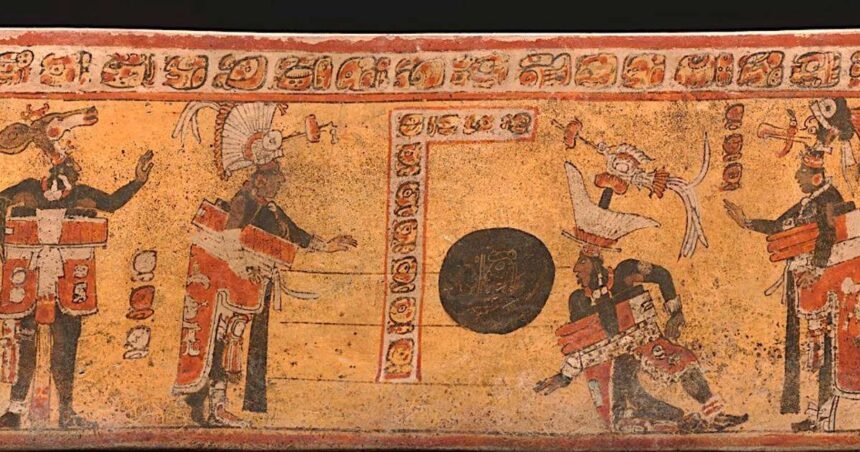 Los antiguos mayas bendecían sus canchas de juego de pelota con ofrendas ceremoniales