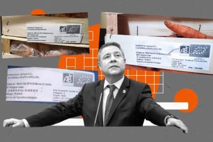 Page desprecia al agricultor de Castilla-La Mancha: reparte hortalizas de Italia por los colegios