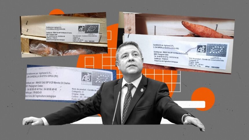 Page desprecia al agricultor de Castilla-La Mancha: reparte hortalizas de Italia por los colegios