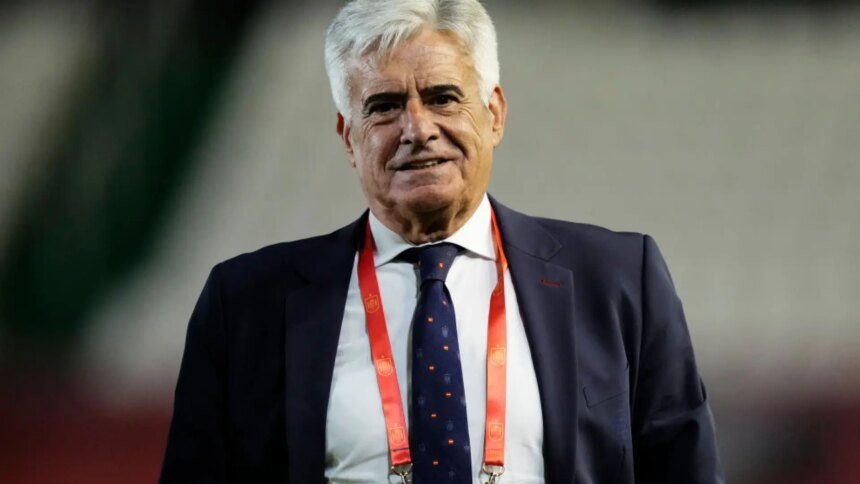 El presidente de la UEFA, Aleksander Ceferin; el presidente del CSD, José Manuel Rodríguez Uribes; y el presidente de la FIFA, Gianni Infatino