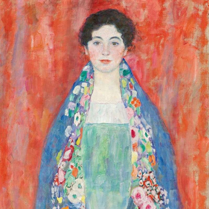 Retrato de Fräulein Lieser pintado por el artista austriaco Gustav Klimt.