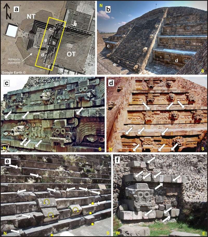 Teotihuacan daños terremotos