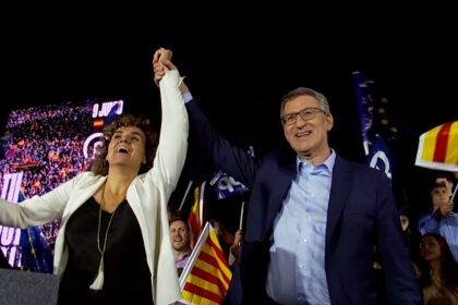 Los líderes nacionales acompañan a sus candidatos en el inicio de la campaña por el 9J