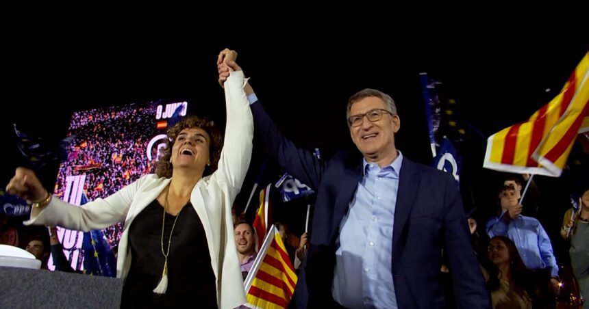 Los líderes nacionales acompañan a sus candidatos en el inicio de la campaña por el 9J