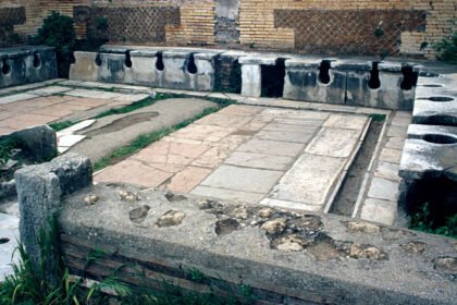 La terrible higiene de los lavabos romanos