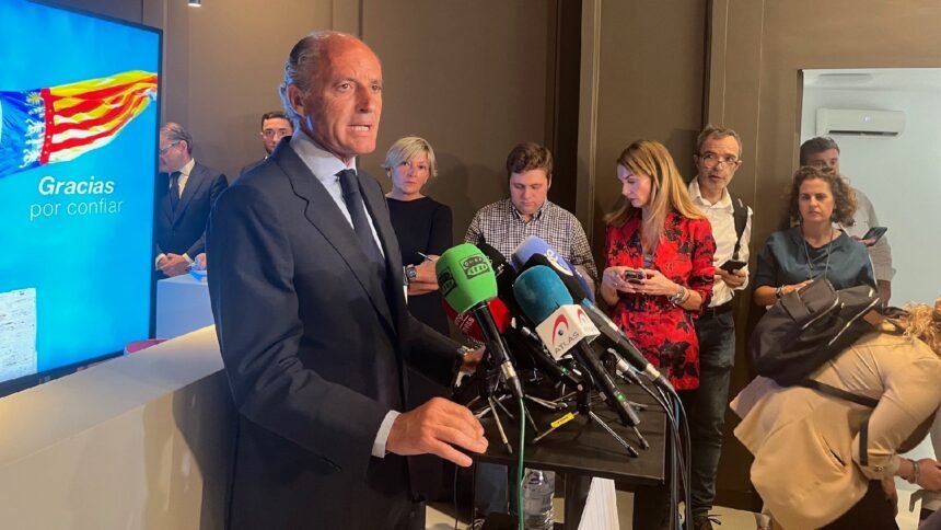 El PSOE rabia contra Camps mientras el PP sentencia: "La justicia será plena cuando le pidan perdón"