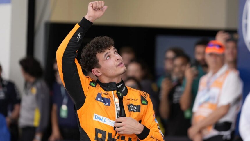 Fernando Alonso y Esteban Ocon en el GP de Miami