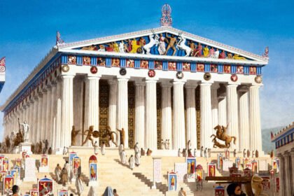 El Partenón no era blanco, estaba pintado de vivos colores