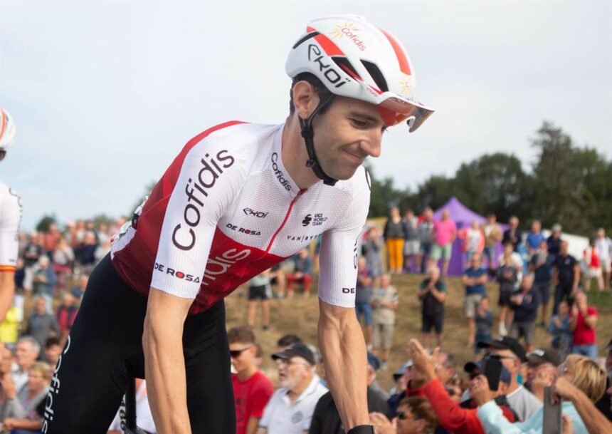 Benjamin Thomas (Cofidis) premia a la fuga en la quinta etapa del Giro