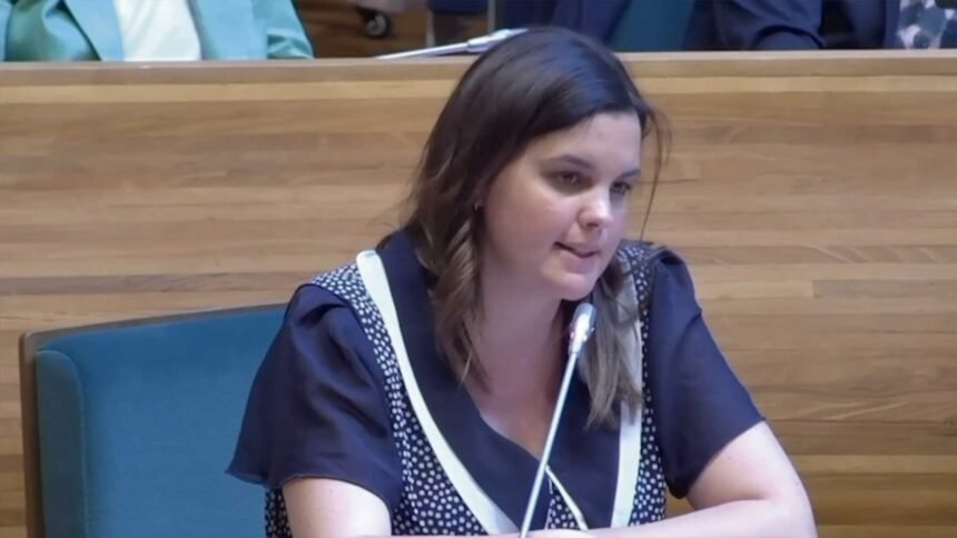 La calamitosa oratoria de la líder del PSOE en Valencia al señalar a los medios que informan sobre Begoña Gómez