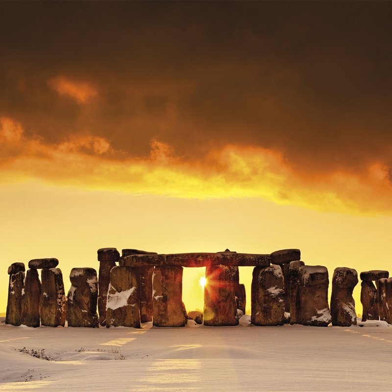 Stonehenge en invierno