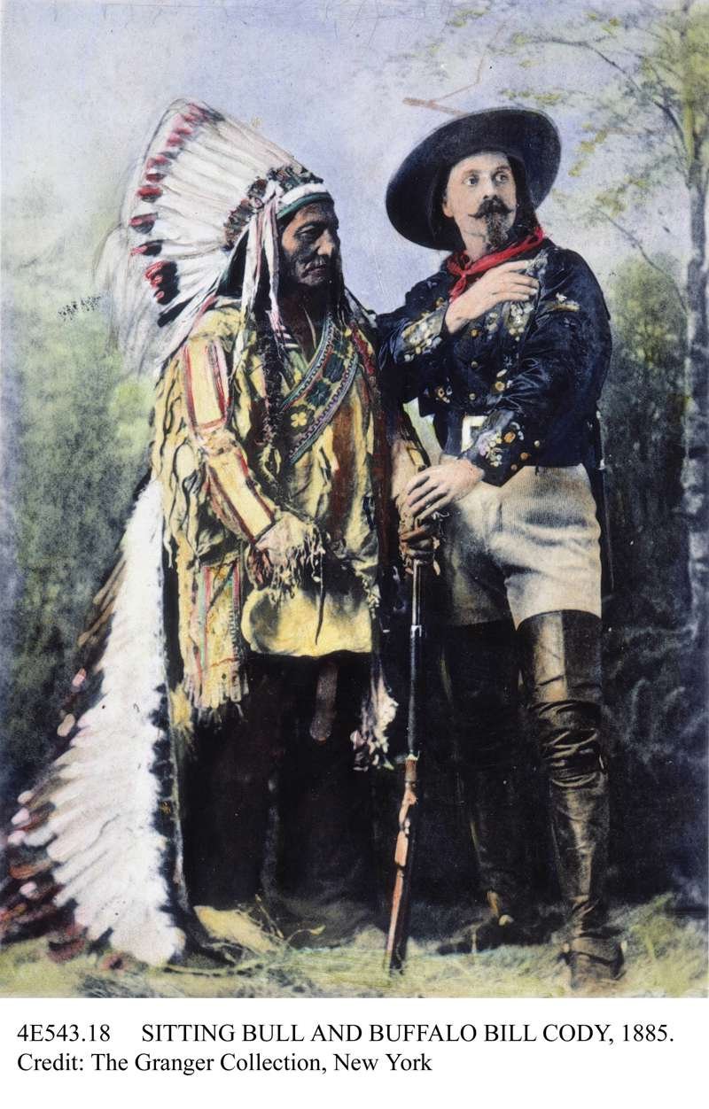 Toro Sentado junto a Buffalo Bill (1885).