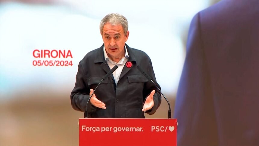 Zapatero no rechaza un "autogobierno" en Cataluña y entiende sus "vínculos rotos con la idea de España"