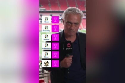 Eurocopa 2024: Mourinho barre pasa casa en su 'porra' de la Euro: final Portugal-Inglaterra... ¡y Bellingham de MVP!