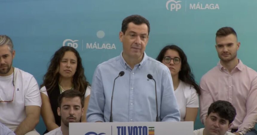 Moreno reivindica el papel de Europa para vertebrar Andalucía: «Muchas infraestructuras son posibles gracias a ella»