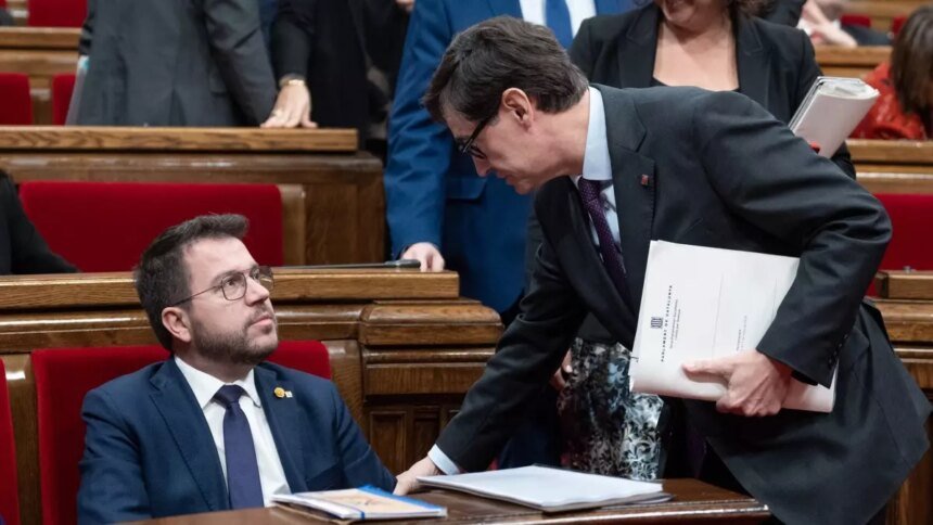 Aragonès ve inviable un acuerdo de gobierno con el PSC: "Son nuestro adversario electoral"