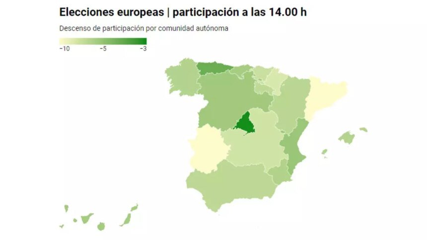 Elecciones europeas | Cataluña y Extremadura, las regiones más 'euroescépticas': cae la participación por encima del 10%