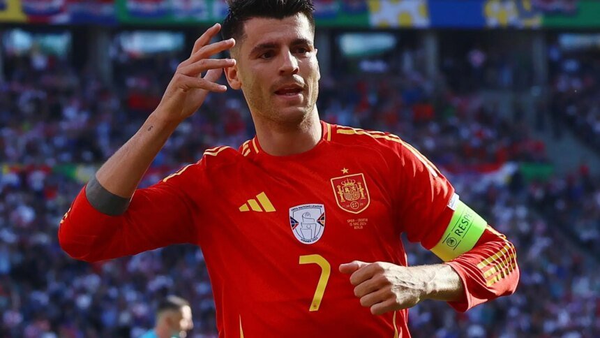 Gol de Morata frente a Croacia