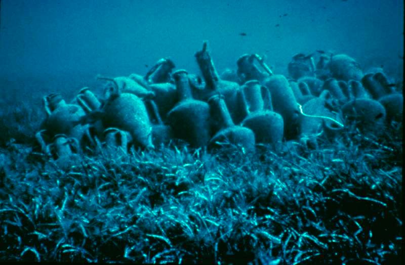 Amphora mound prior to excavation Kyrenia