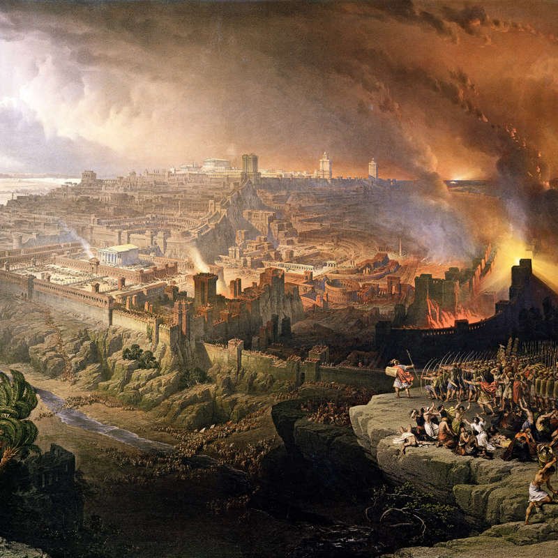 David Roberts   The Siege and Destruction of Jerusalem by the Romans Under the Command of Titus, A D  70 (2)
