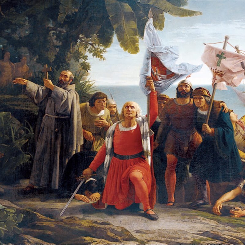 Desembarco de Colón,  Dióscoro Teófilo Puebla y Tolín