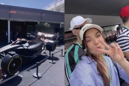 Inés Hernand va como VIP a la F1 de Barcelona tras criticar la de Madrid