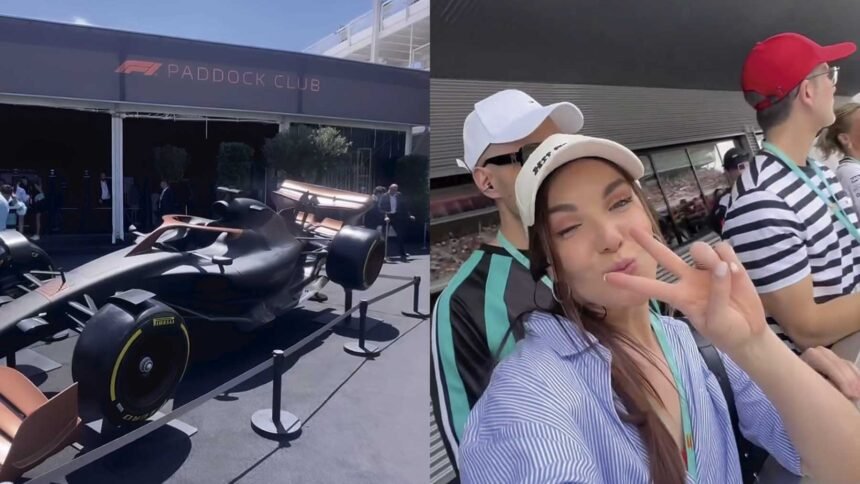 Inés Hernand va como VIP a la F1 de Barcelona tras criticar la de Madrid