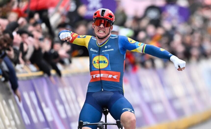 Mads Pedersen, primer líder del Critérium du Dauphiné