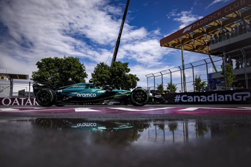 Fernando Alonso domina en Montreal unos Libres 2 extraños y condicionados por la lluvia