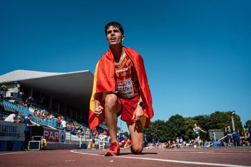 El español Paul McGrath, plata europea en los 20 km marcha de Roma