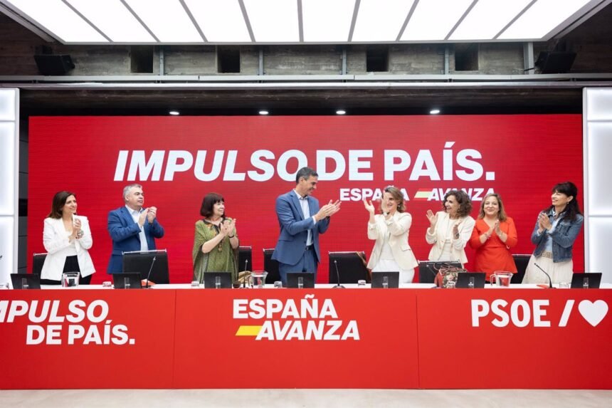 Dirigentes socialistas afirman estar "satisfechos" con el resultado "muy positivo" de las europeas