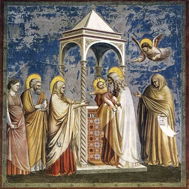 Giotto di Bondone - No. 19 Scenes from the Life of Christ - 3. Presentation of Christ at the Temple - WGA09197