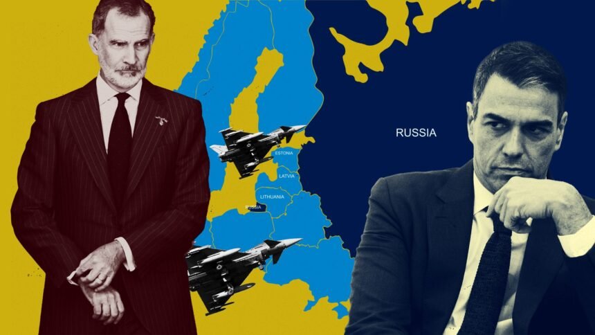 Desplante de Sánchez al Rey: le deja solo en su visita al Báltico defendido por militares españoles