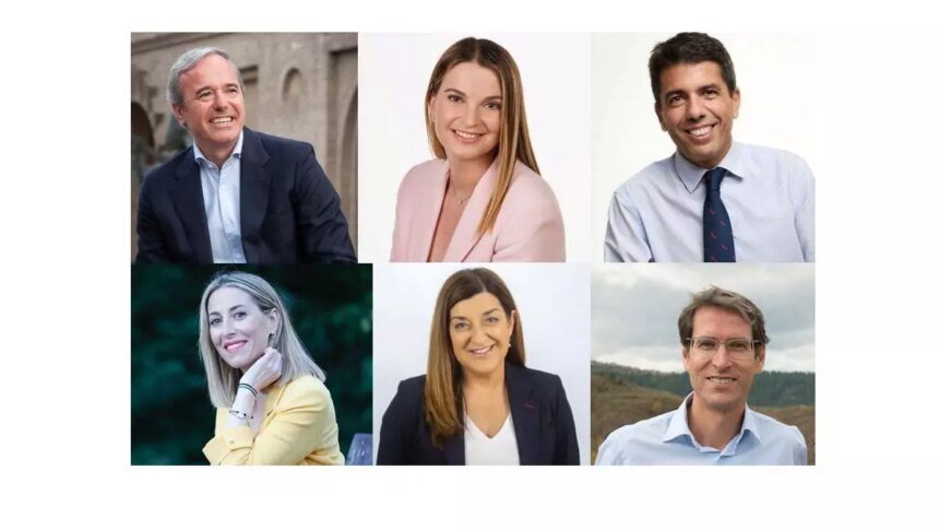 Los presidentes autonómicos que se estrenaron el pasado 28-M cumplen su primer año de rodaje