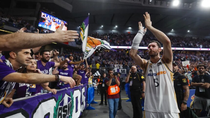 El Real Madrid gana el segundo partido de la serie ante el UCAM y tendrá oportunidad de hacerse con la Liga Endesa a domicilio.