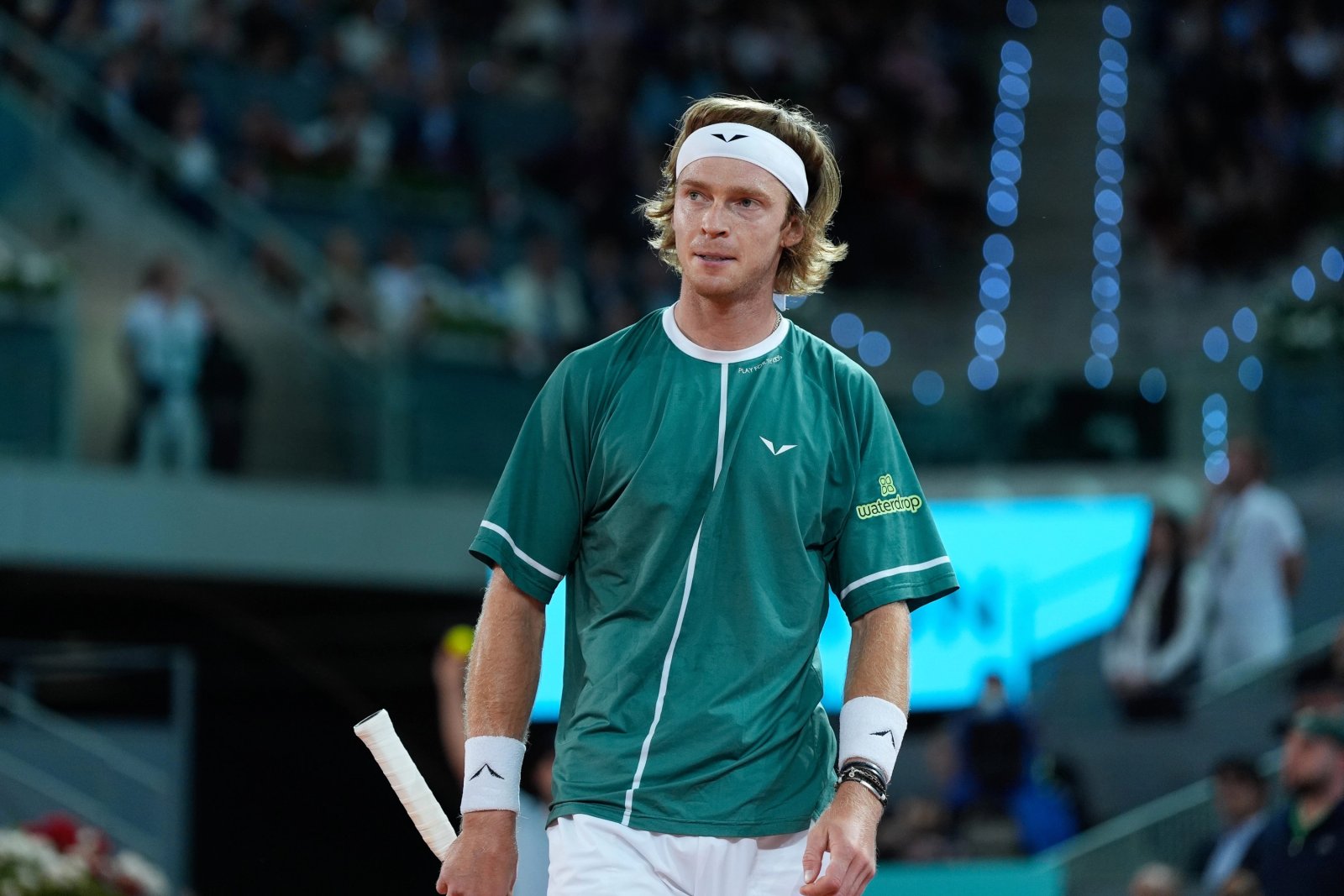 Andrey Rublev durante la final del Mutua Madrid Open.