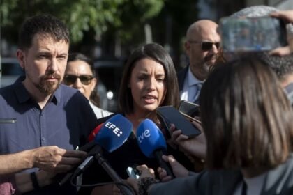 Pablo Iglesias e Irene Montero acuden a declarar a los juzgados de lo penal de Madrid