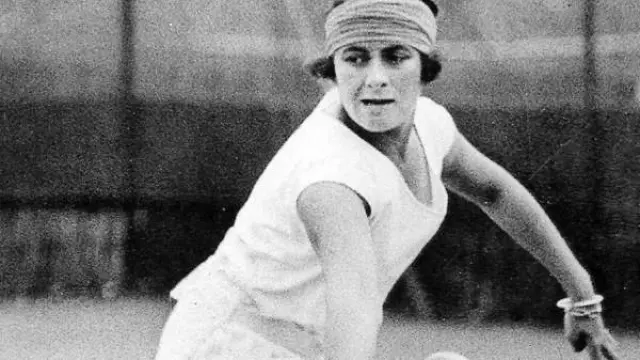 La tenista Lili Álvarez, primera española olímpica.