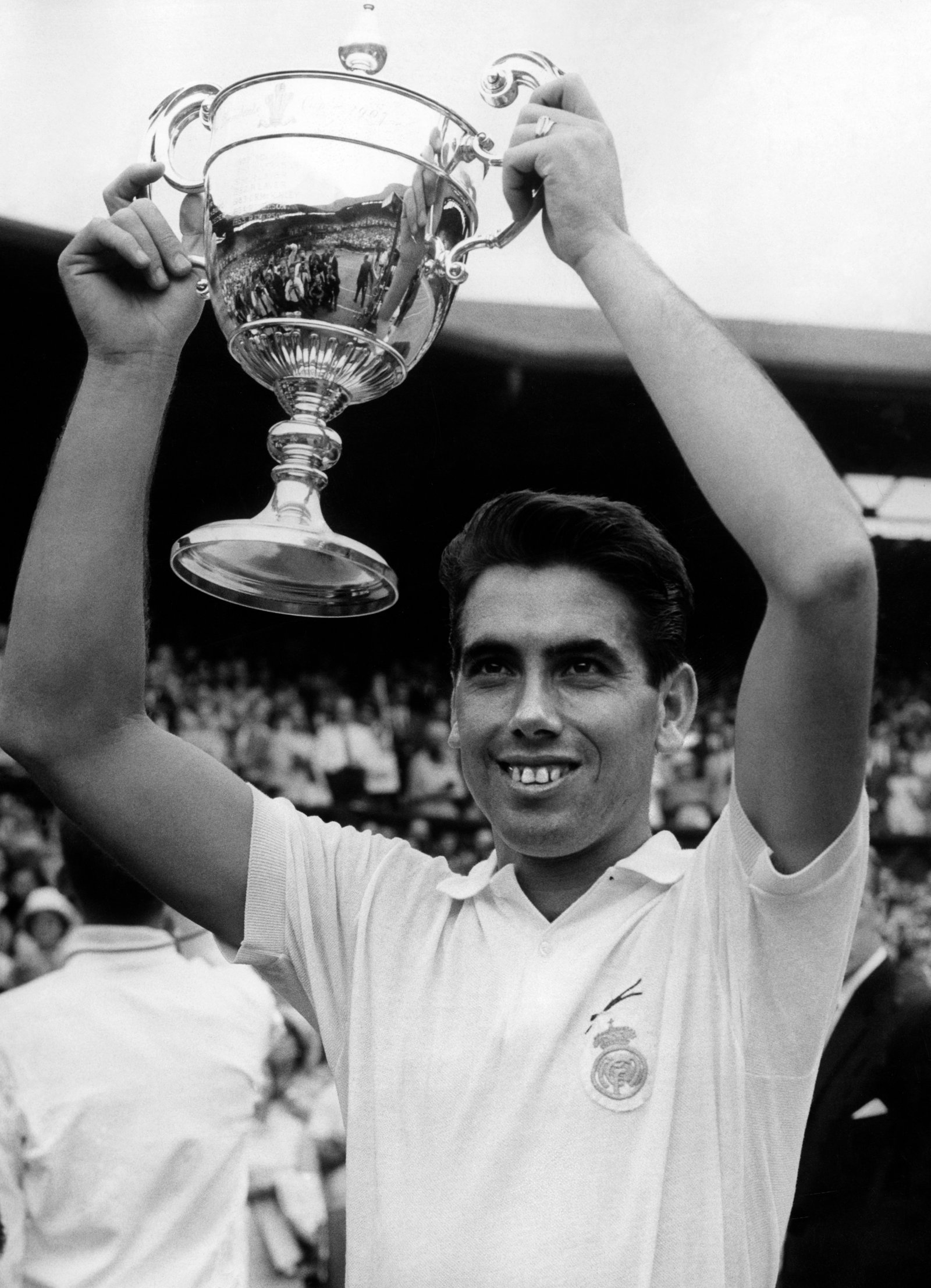 Manolo Santana, en Wimbledon 1966